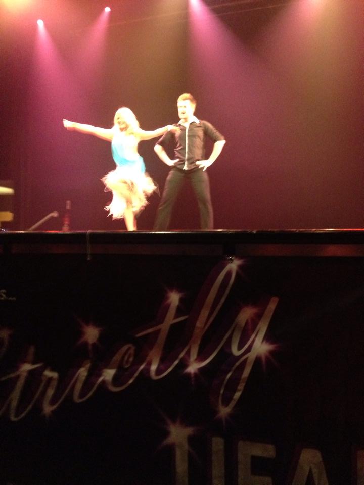 Annie performing the Cha Cha Cha