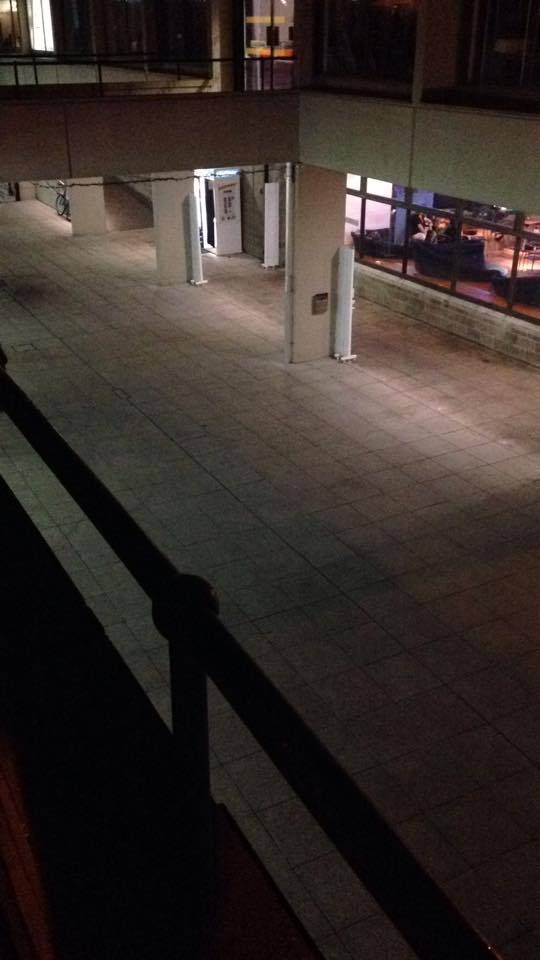 The bar Hood was seen hanging from
