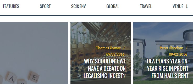 The story is featured on Concrete's homepage
