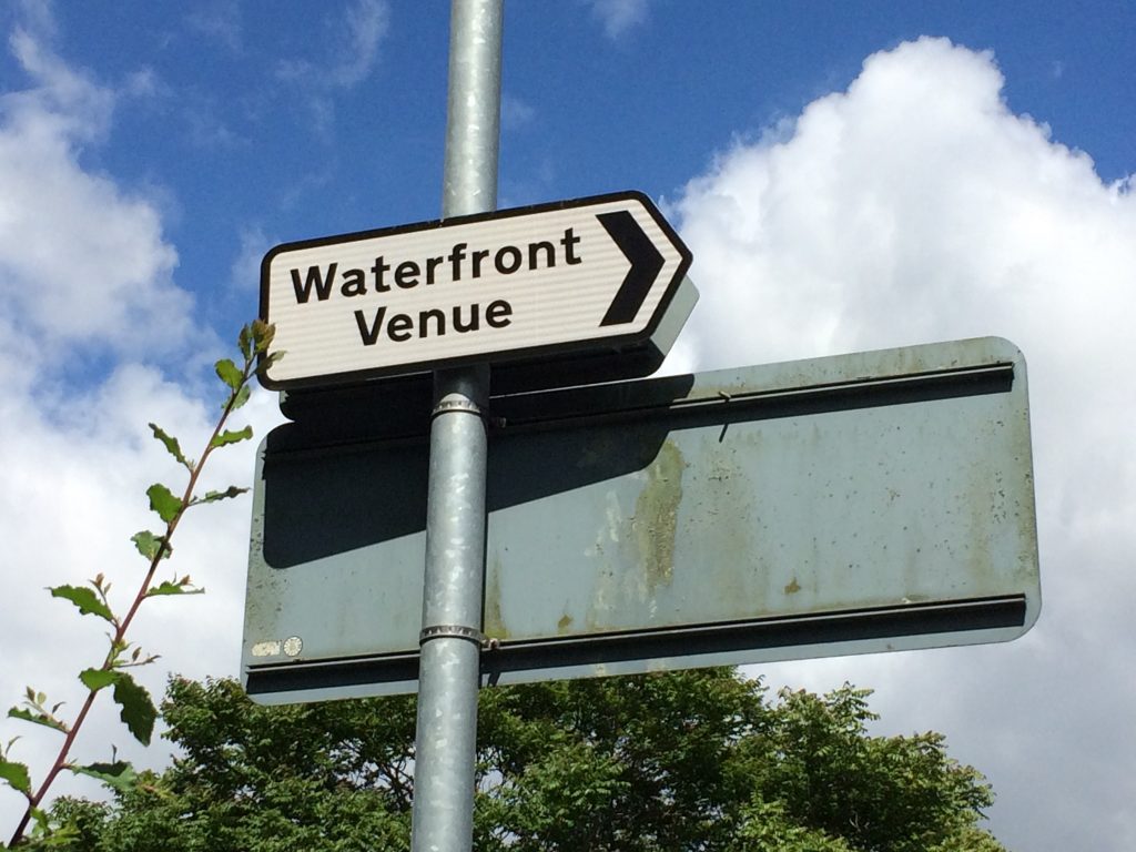 You know a club's special when it gets its own road sign.