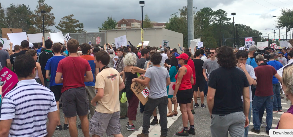 Alt Crowd Where was the alt-right?