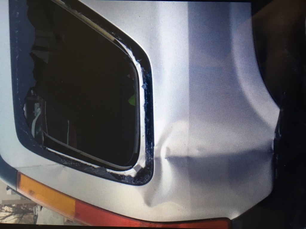 My car took a little damage