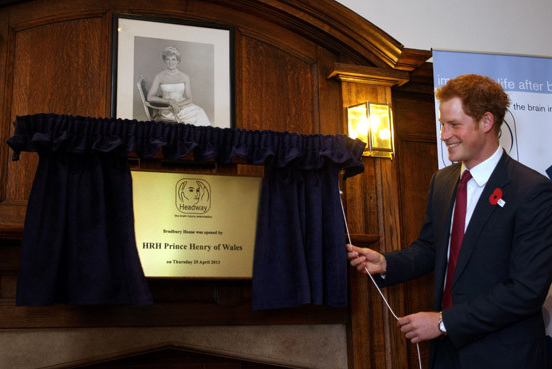 Prince Harry formally opened Headway's new HQ