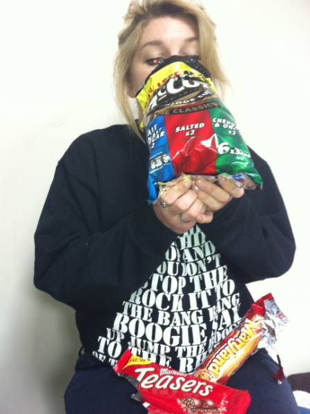 Apples and crisps - the bane in the life of any Hallward goer.