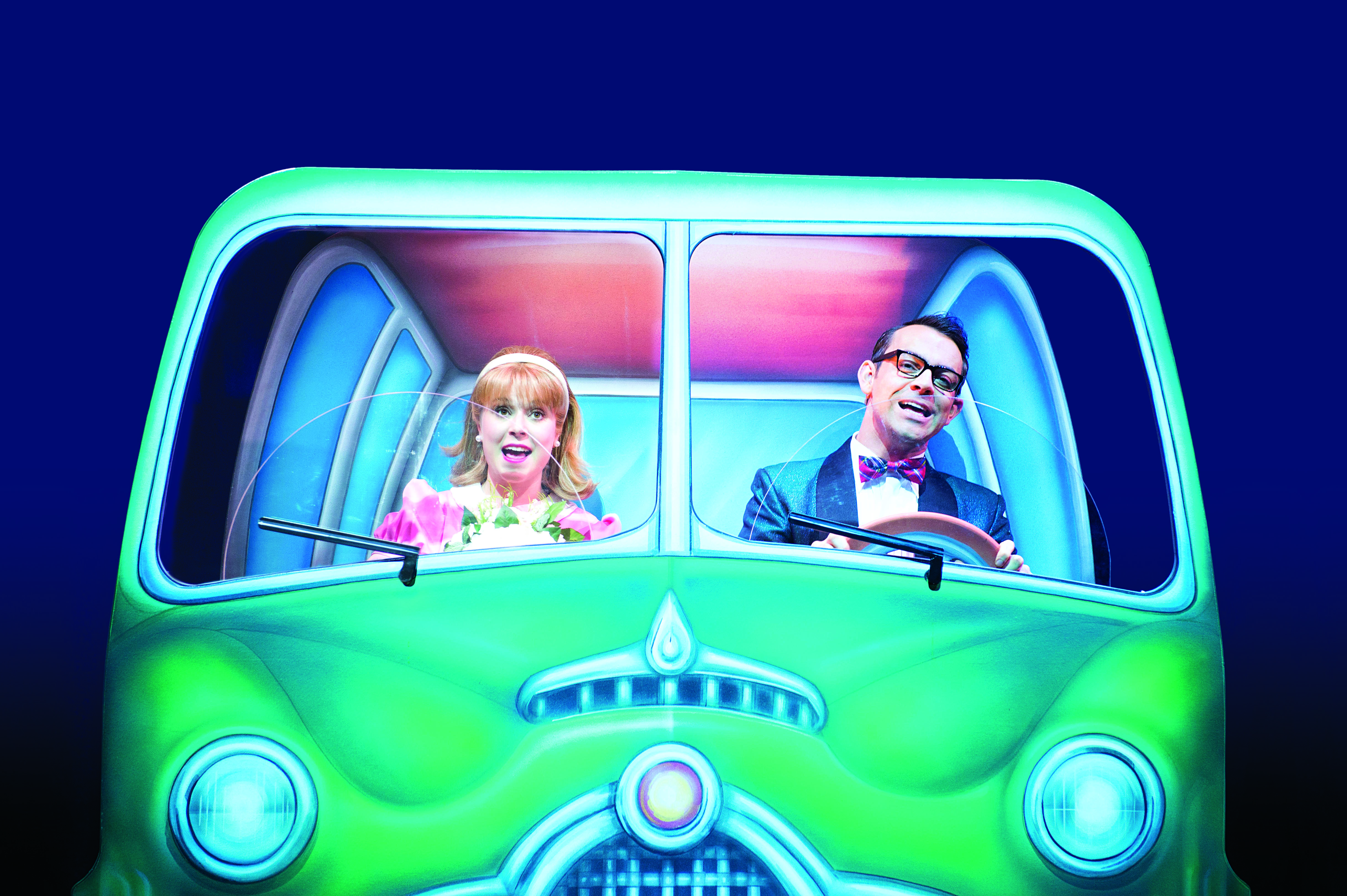 ROCKY Dani Harmer (Janet) and Ben Forster (Brad)