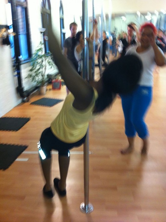 Clinging on for dear life...