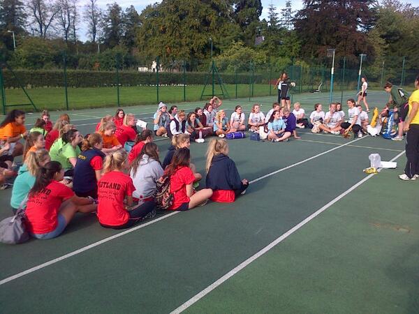 Waiting patiently for the egg and spoon race to begin...