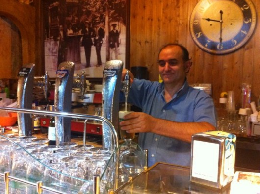 Carlos at work