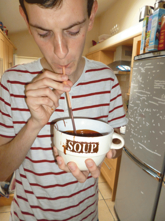 The best bit of the experience? The leftover chocolate ganache, of course