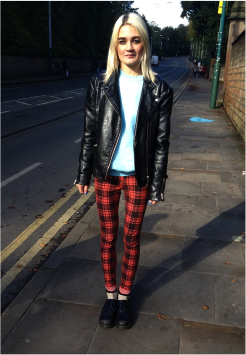 tartan leggings