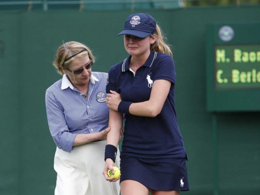 Daddy said if I let Andy Murray serve at me, I can get a pony at Sutton Bonington