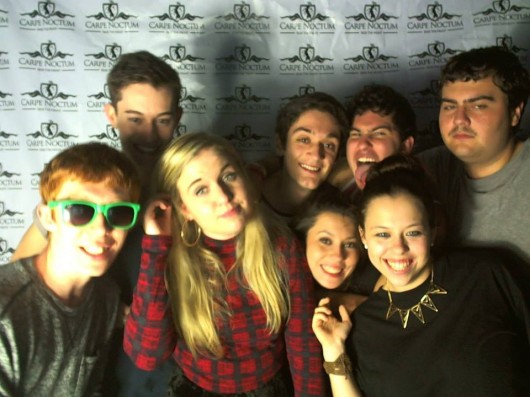 Spot the guy who's not loving life