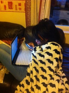 5 minutes into coursework...