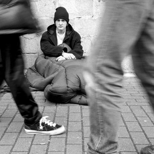 Homeless or just a humanities student?