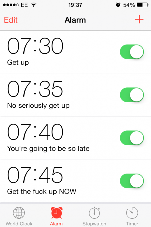 snooze