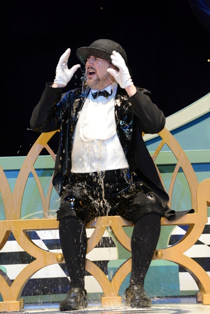 John Elkington as Slurp in a health and safety nightmare on stage