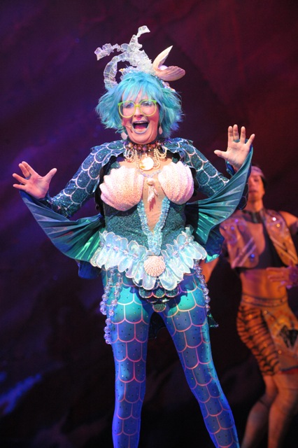 Nottingham's own Su Pollard as Mimi the Mermaid