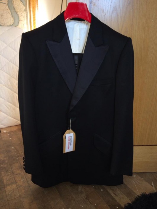 Jordan bought the tux for just £125...