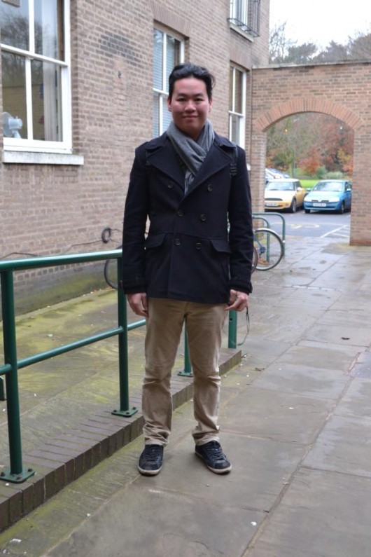 Shawn Khua, 1st year Law student, Ted Baker Jacket