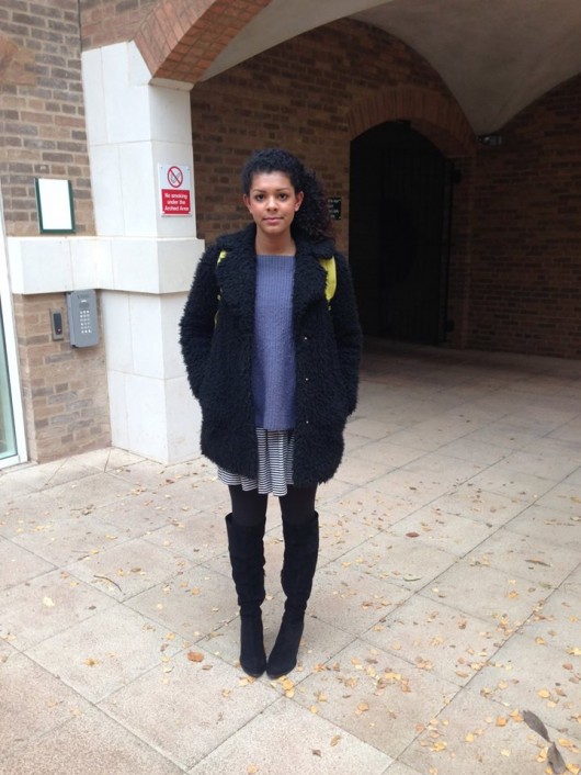 Cherry Stewart-Czerkas, 1st Year Politics and American Studies, Topshop Coat
