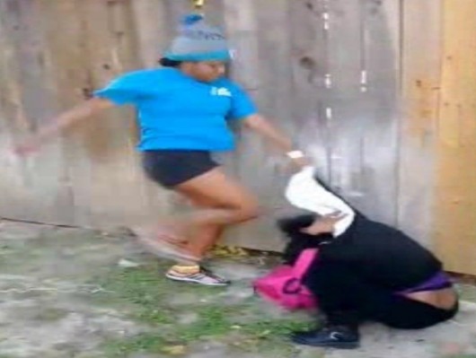 Sharkeisha's attack was caught on video