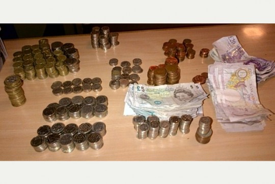 The haul seized by police