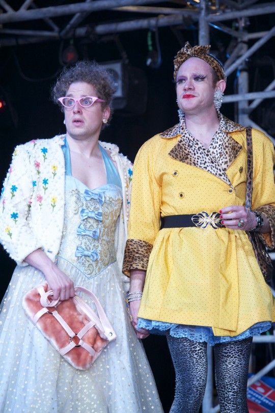 Cross dressing men, excellent.