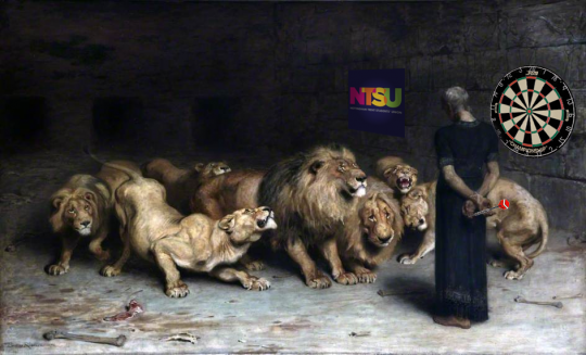 The lion's den