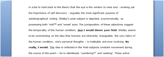 Proofread. Especially if your housemates have no boundaries.