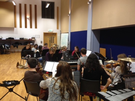 There's an 18 strong orchestra too