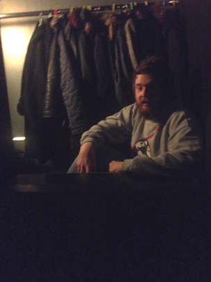 Damian the pro coat-hanger