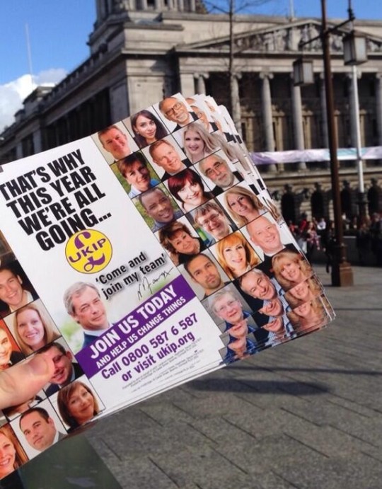 UKIP in Nottingham (via Twitter: Brett_Rickles)
