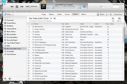 Guys, I'm just gonna play Juno cos no one has ever heard these songs, k?!