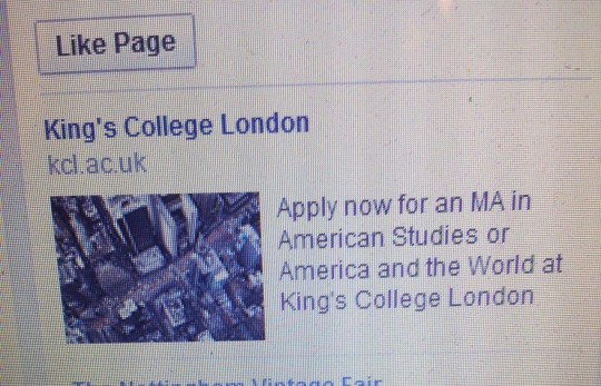 Even my Facebook ads are getting on to me