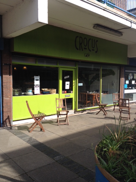 In Church Sq. Next door to Crocus Gallery and a place to get your dissertation bound
