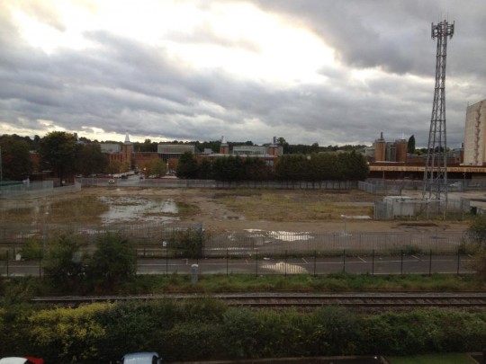 One of Nottingham's spectacular vistas, clearly overlooked