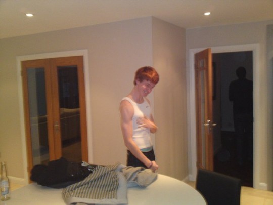 Adam is clearly a regular gym user