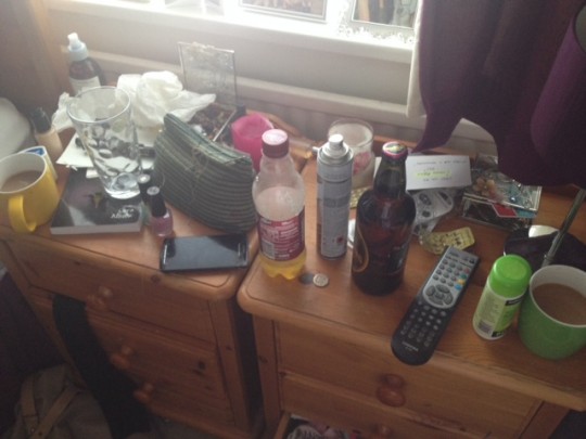 Not messy, just cluttered
