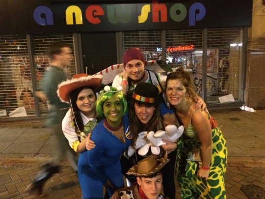 To Infinity and Beyond! Till the awful hangover the next day.