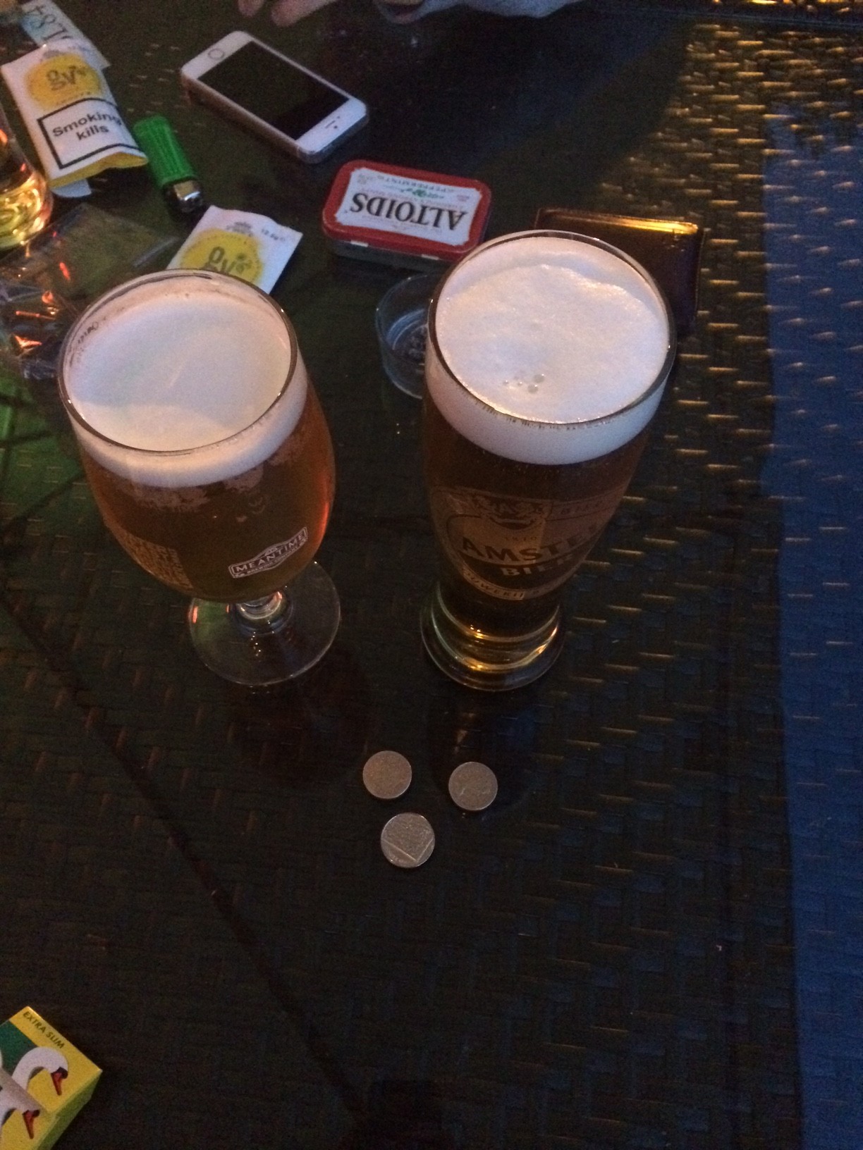 Two pints and change from a tenner in Guildford