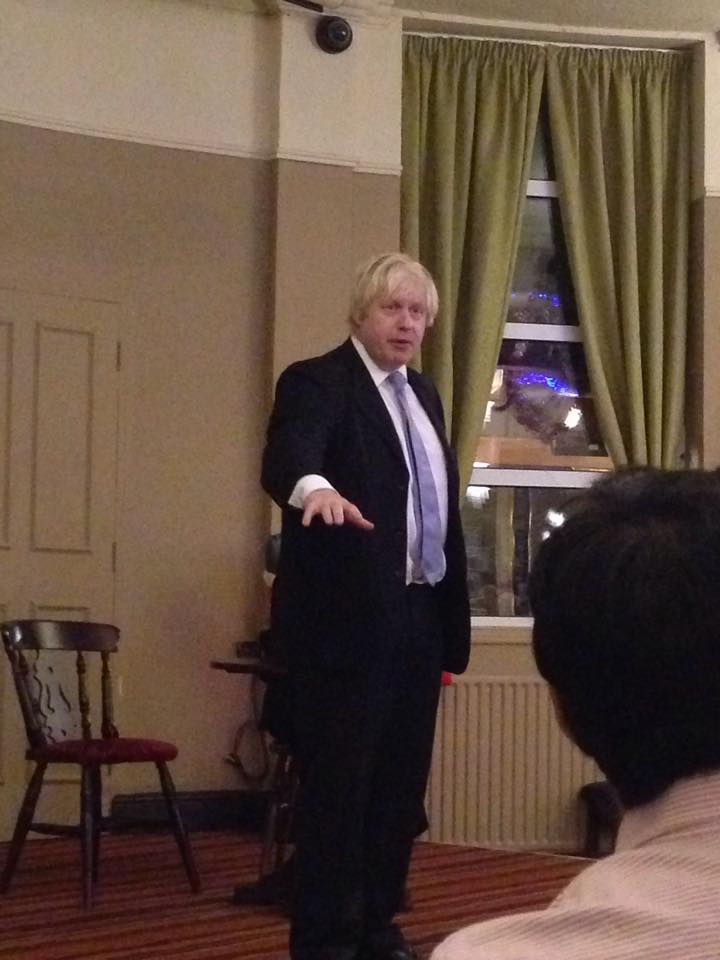 Boris Speaking to NUCA earlier in the day, photo By Alex Bright