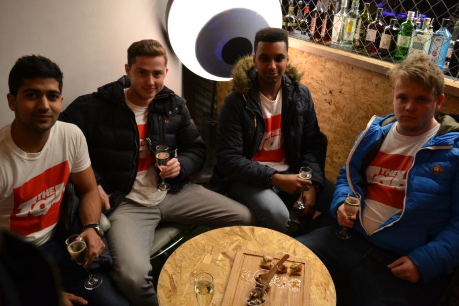 Taken before they realised what they were in for