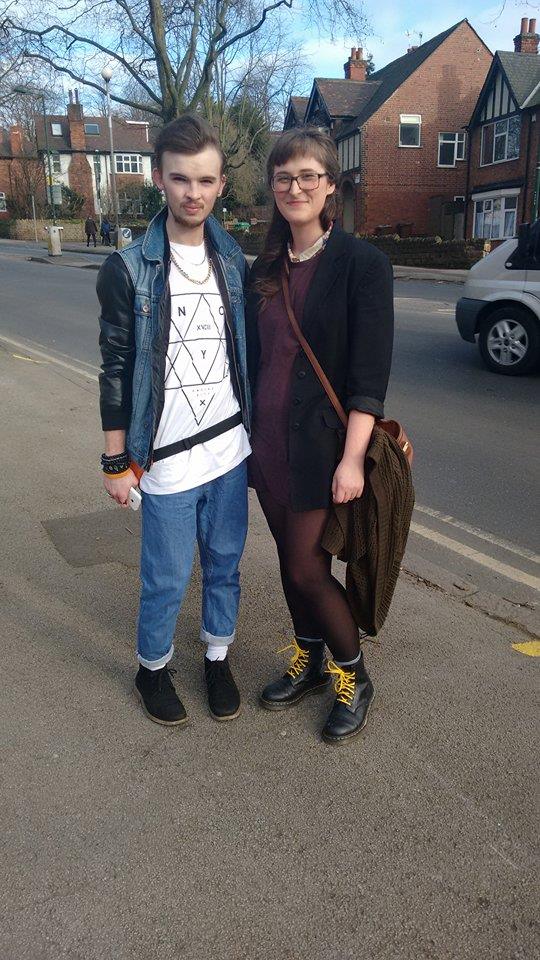 Lauren, studies English Lit, Jake studies Performing Arts