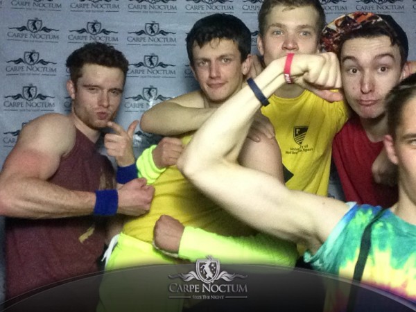 Blue sweatbands wins.