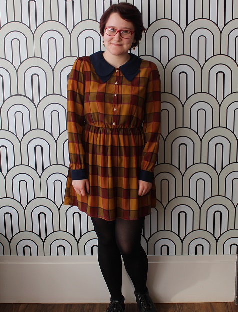 Hannah Campbell , German and Ducth, first year, dress from Topshop.