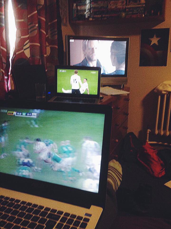 sometimes I watch 3 things at once