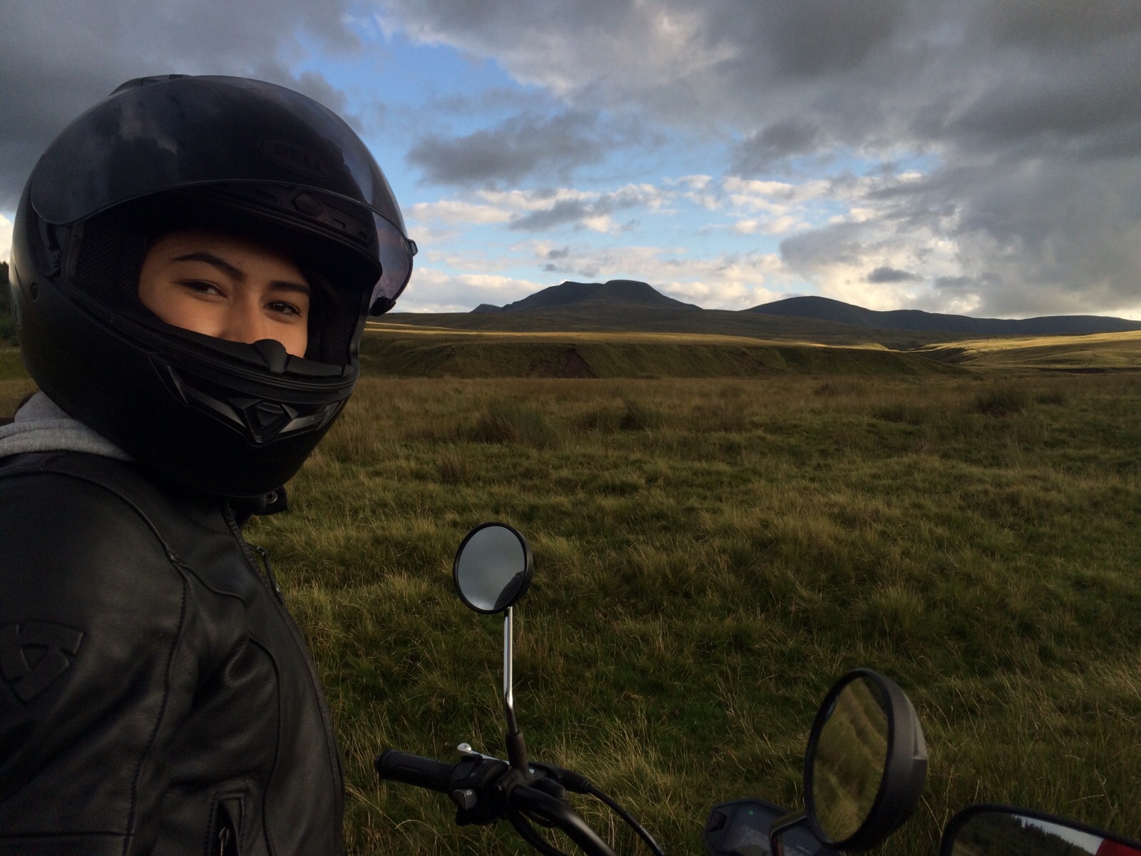 Enjoying the bike