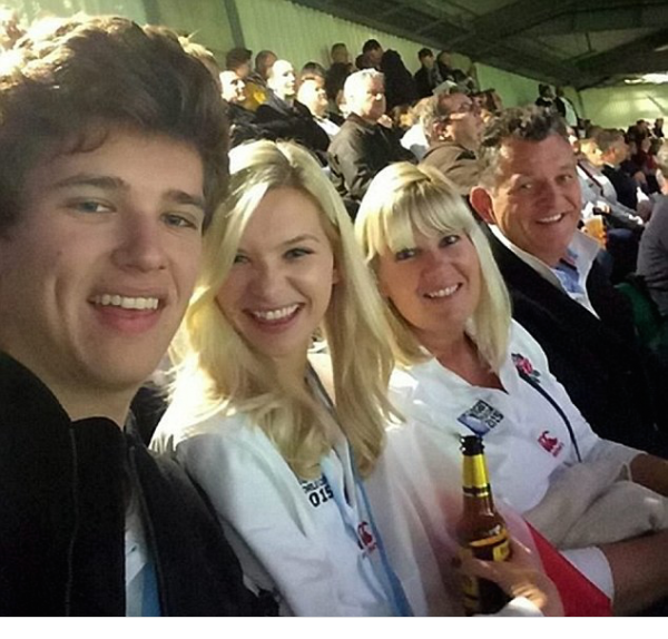 Emily with her family