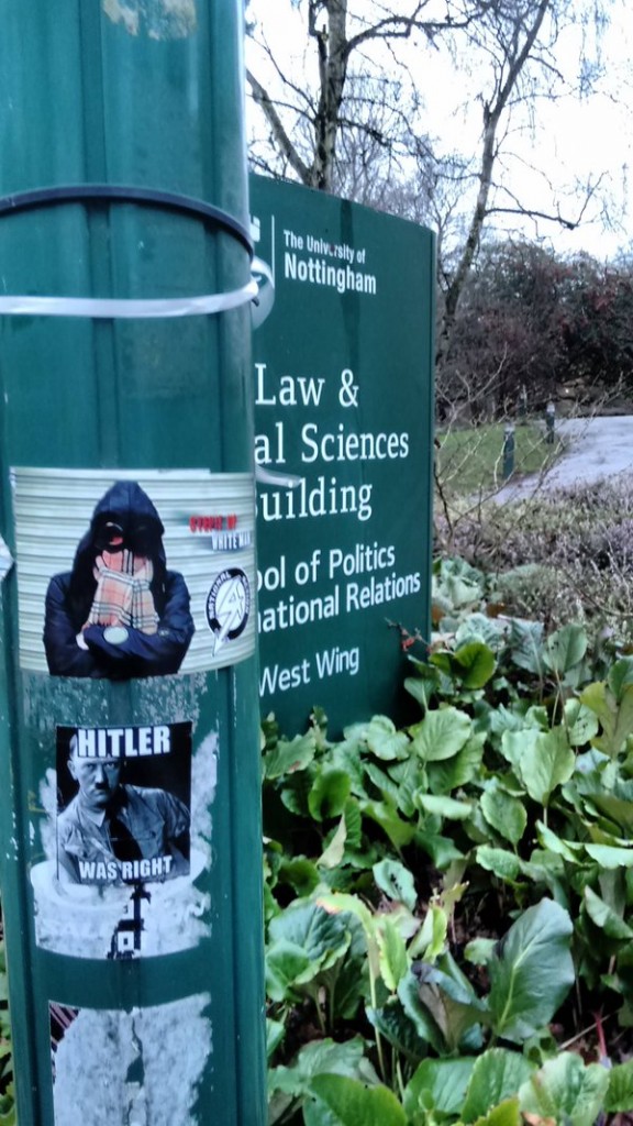 Neo-Nazi posters on campus