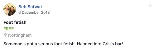 Image may contain: Face, Text, Human, Person